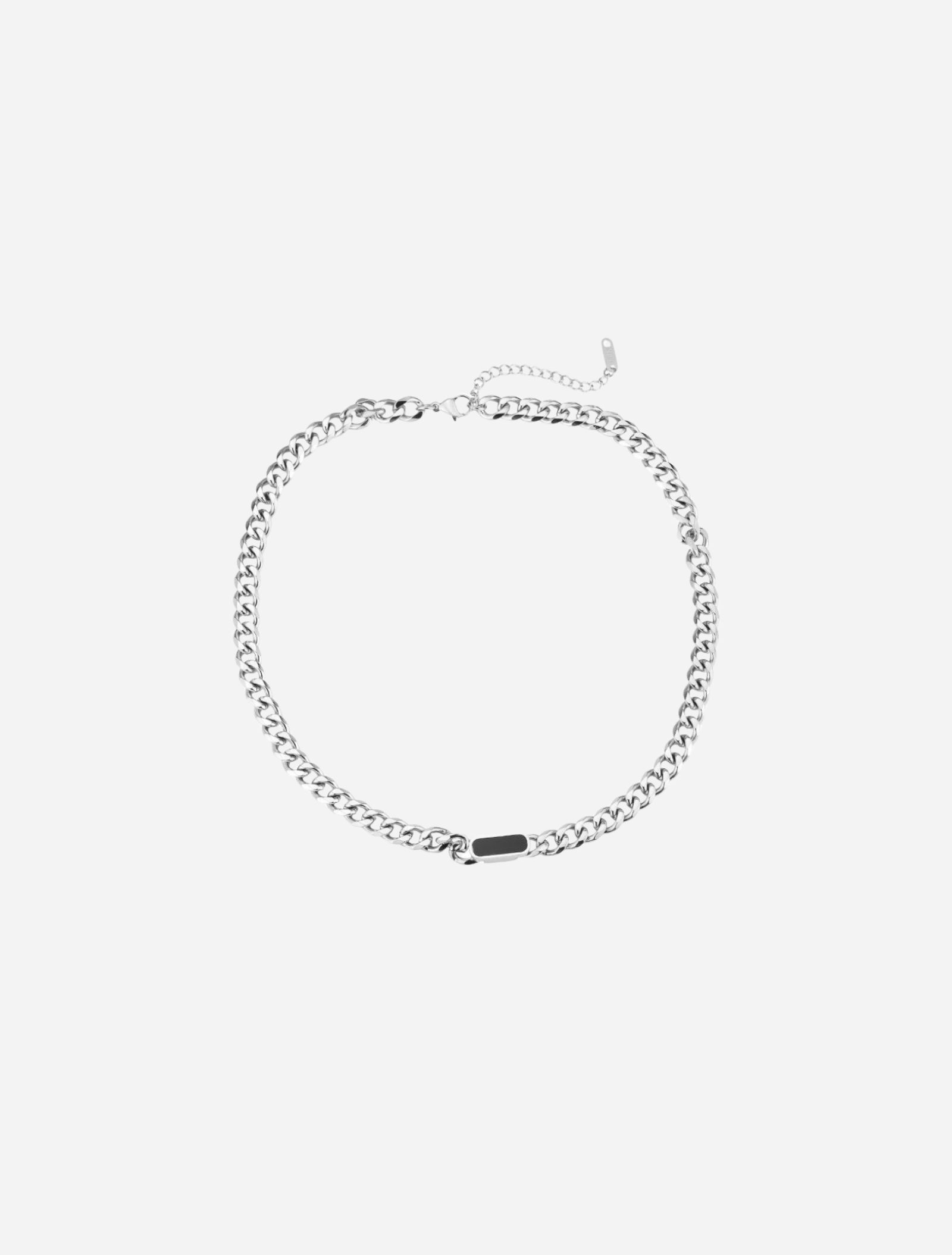 Masywny naszyjnik z onyksem Bold